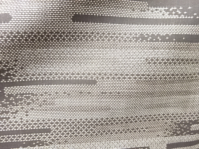 アンティーク　霞模様織り出し着物(7マルキ)